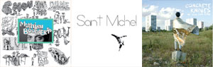 CD : Concrete Knives / Saint Michel / Mathieu Boogaerts