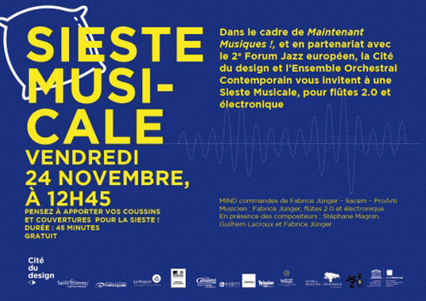 Sieste musicale à la Cité du design