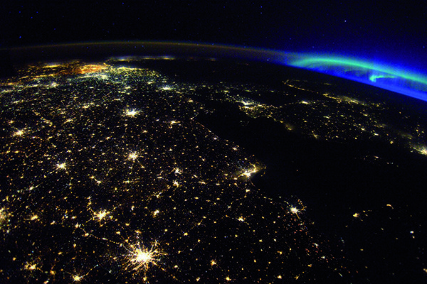La Terre depuis l’espace
